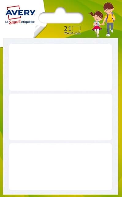 Étiquettes multi-usages 34x75mm (x21)